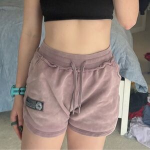 Alphalete berry colored shorts